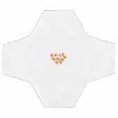 Dekorativer Stil, trübe Orange, Cornell Rot Fußball (Flach)