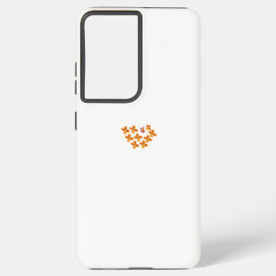Dekorativer Stil, trübe Orange, Cornell Rot Samsung Galaxy Hülle
