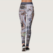 Dekorativer Straßen-Kunst-Entwurf Leggings (Rückseite)