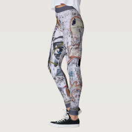 Dekorativer Straßen-Kunst-Entwurf Leggings