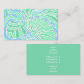 Dekorativer themenorientierter Unterwasserentwurf Visitenkarte (Vorne/Hinten)