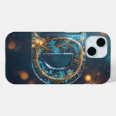 Dekorativer transparenter Buchstabe D Case-Mate iPhone Hülle (Rückseite (Horizontal))
