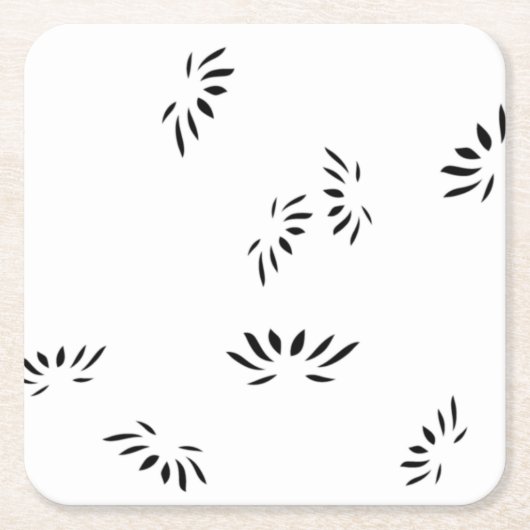Dekorativer Untersetzer mit weichem Pfirsichpapier (Vorderseite)