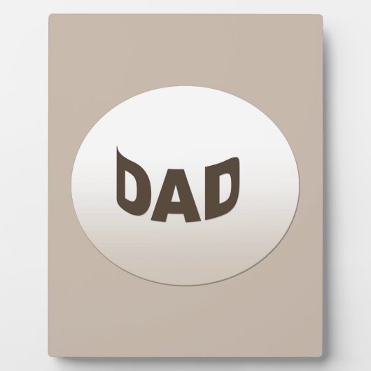 Dekorativer Vater Fotoplatte (Vorderseite)