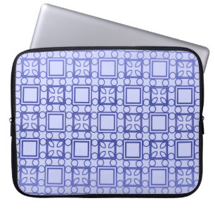 Dekorativer Vintager Stil nahtlos geometrisch Patt Laptopschutzhülle