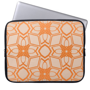 Dekorativer Vintager Stil nahtlos geometrisch Patt Laptopschutzhülle