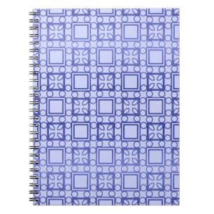 Dekorativer Vintager Stil nahtlos geometrisch Patt Notizblock