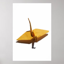 dekorativer Wandkunstposter, glücklicher Origami-K Poster