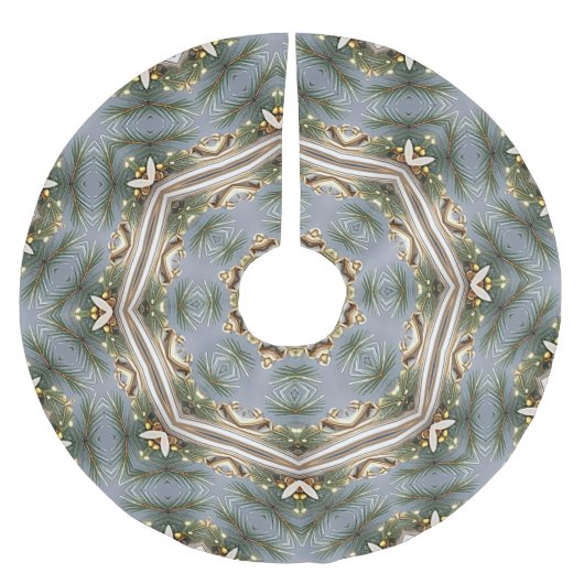 Dekorativer Weihnachtsbaumrock Polyester Weihnachtsbaumdecke (Vorderseite)