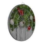 Dekorativer Weihnachtsrahmen Dartscheibe (Vorderseite Links)