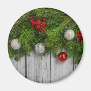 Dekorativer Weihnachtsrahmen Magnet