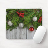 Dekorativer Weihnachtsrahmen Mousepad (Mit Mouse)