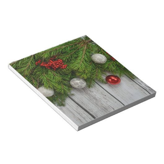 Dekorativer Weihnachtsrahmen Notizblock (angewinkelt)