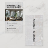 Dekorativer Wohnraum Visitenkarte (Vorne/Hinten)