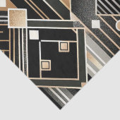 Dekoratives Abstraktes Gewebe für die schwarze Kat Seidenpapier (Detail)