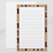 Dekoratives Afrikaner Mudcloth Muster Briefpapier (Vorne/Hinten)