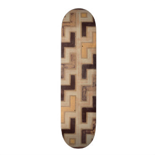 Dekoratives Afrikaner Mudcloth Muster Skateboard
