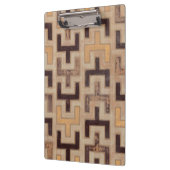 Dekoratives afrikanisches Mudcloth-Muster Klemmbrett (Links)