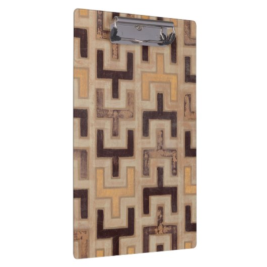 Dekoratives afrikanisches Mudcloth-Muster Klemmbrett (Rechts)