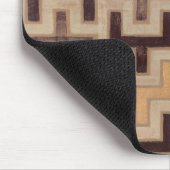 Dekoratives afrikanisches Mudcloth-Muster Mousepad (Ecke)