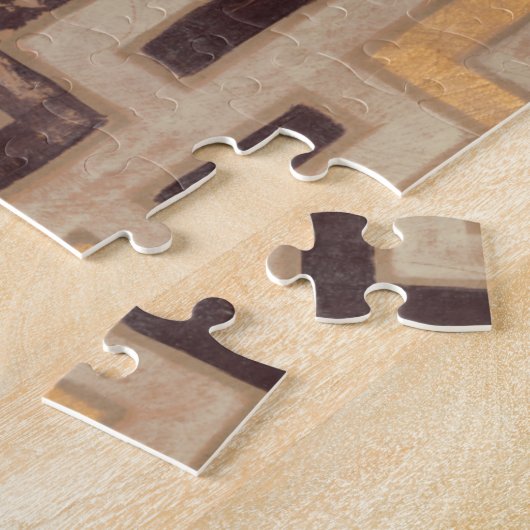 Dekoratives afrikanisches Mudcloth-Muster Puzzle (Seite)