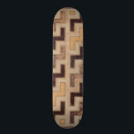 Dekoratives afrikanisches Mudcloth-Muster Skateboard<br><div class="desc">Dekoratives afrikanisches Schlammtuchmuster von Norman Wyatt Jr. mit geometrischen Formen,  die scheinbar zusammenpassen. Fans von Tetris oder geometrischen Formen sollten diesen Kauf heute tätigen!</div>