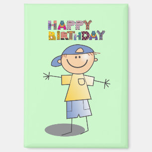 Dekoratives Alles Gute zum Geburtstag für kleinen  Magnet