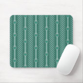 Dekoratives aquamarines Muster Mousepad (Mit Mouse)