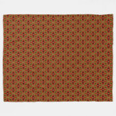 Dekoratives arabisches Djinn Flame Silk Muster Fleecedecke (Vorderseite (Horizontal))