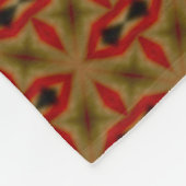 Dekoratives arabisches Djinn Flame Silk Muster Fleecedecke (Ecke)