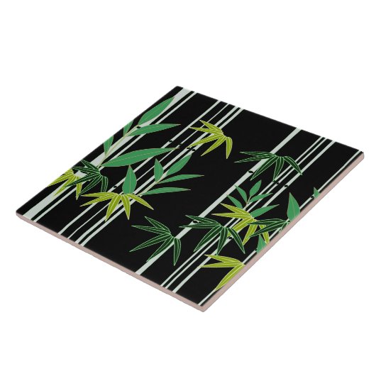 Dekoratives Bambusmuster Fliese (Seite)