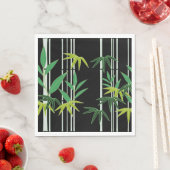 Dekoratives Bambusmuster Serviette (Beispiel)