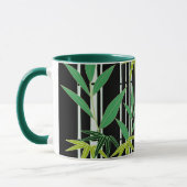 Dekoratives Bambusmuster Tasse (Links)