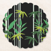 Dekoratives Bambusmuster Untersetzer (Vorderseite)