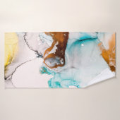 Dekoratives Bild. Dekorative Farbe. Alkoholtinte Badehandtuch (Badehandtuch)