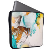 Dekoratives Bild. Dekorative Farbe. Alkoholtinte Laptopschutzhülle (Vorne Rechts)
