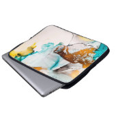 Dekoratives Bild. Dekorative Farbe. Alkoholtinte Laptopschutzhülle (Vorne Knopf)