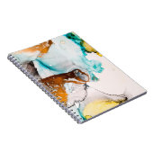 Dekoratives Bild. Dekorative Farbe. Alkoholtinte Notizblock (Rechte Seite)
