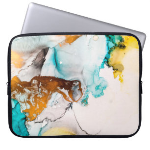 Dekoratives Bild. Dekorative Malerei. Alkohol-Tint Laptopschutzhülle