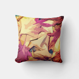 Dekoratives Bild von Herbstblättern Kissen