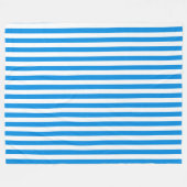 Dekoratives Blau Weißgestrichen Elegantes Template Fleecedecke (Vorderseite (Horizontal))