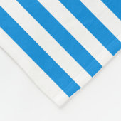 Dekoratives Blau Weißgestrichen Elegantes Template Fleecedecke (Ecke)