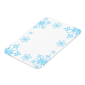 Dekoratives Blue Snowflake Magnet. Magnet