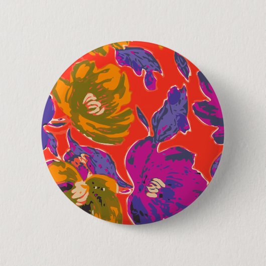 Dekoratives Blumen Button (Vorderseite)