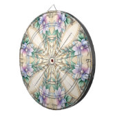 Dekoratives Blumen Dartboard Dartscheibe (Vorderseite rechts)