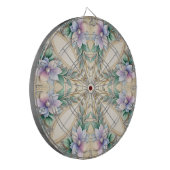 Dekoratives Blumen Dartboard Dartscheibe (Vorderseite Links)