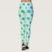 dekoratives Blumendesign Leggings (Rückseite)