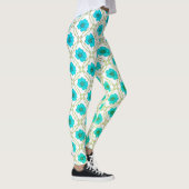 dekoratives Blumendesign Leggings (Rechts)