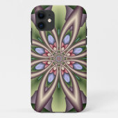 Dekoratives BlumenKaleidoskop Case-Mate iPhone Hülle (Rückseite)