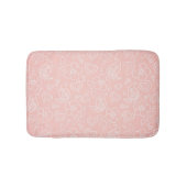 Dekoratives Blumenmuster Badematte (Vorderseite)